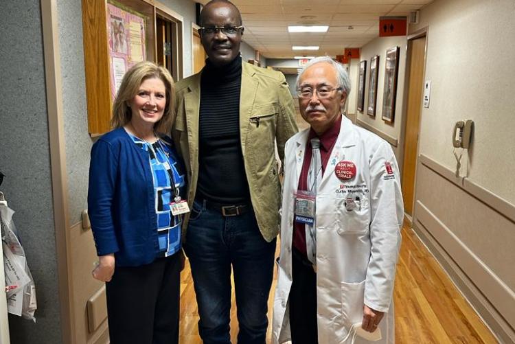 With Roxana Taveira Associate Vice President Oncology Services and Dr. Curtis Miyamoto Radiation Oncologist at the Temple University Hospital