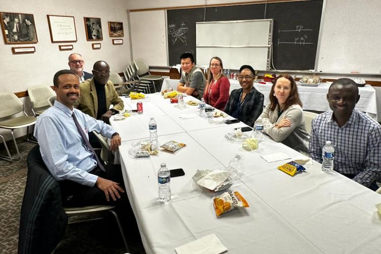 Lunch Meeting with the researchers at the Fox Chase Cancer center in Philadelphia