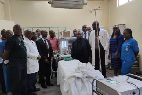 Commissioning of the new Anaesthetic Machine